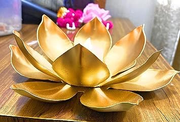 Elegant Golden Tealight Holder