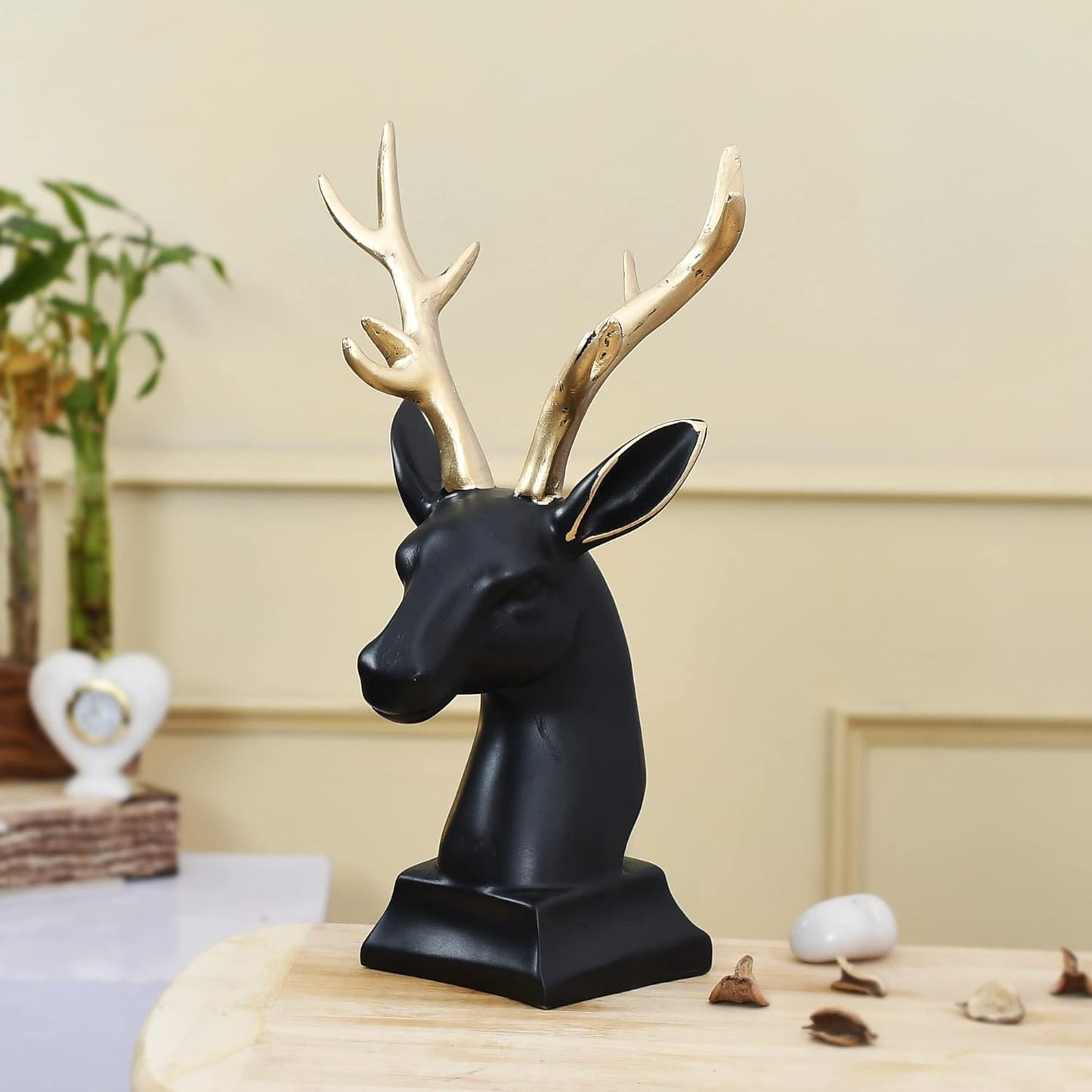 Antique Deer Face Decor – Elegant Home Accent