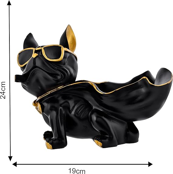 Bulldog Hideaway Sculpture