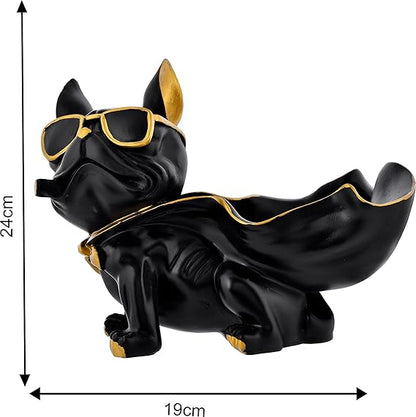 Bulldog Hideaway Sculpture