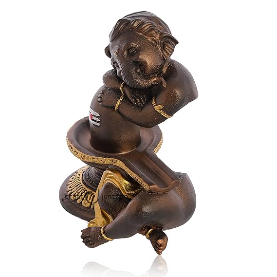 Divine Harmony Shivling Ganesha Decor