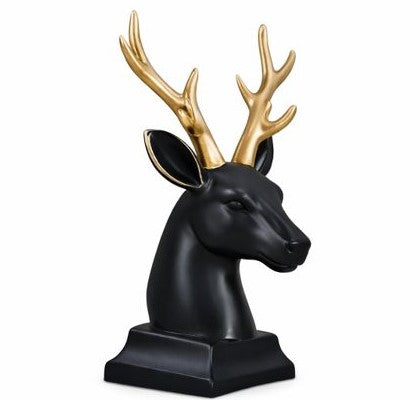 Antique Deer Face Decor – Elegant Home Accent