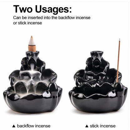 Backflow Smoke Incense Holder – Traditional Decor