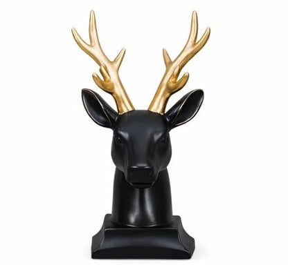 Antique Deer Face Decor – Elegant Home Accent