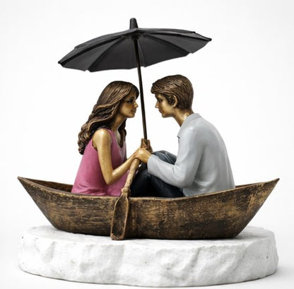 Couple Decorative Showpiece – Red Love Statue