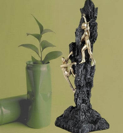 Handcrafted Mountaineer Statue