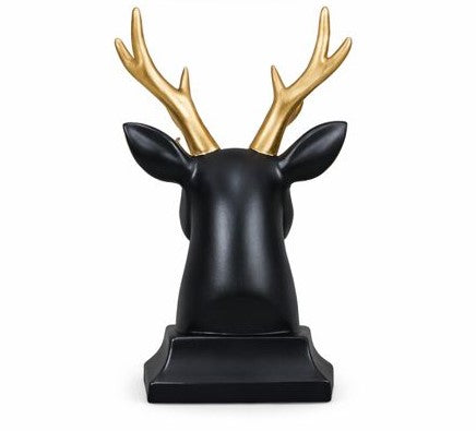 Antique Deer Face Decor – Elegant Home Accent