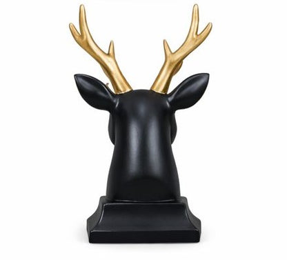 Antique Deer Face Decor – Elegant Home Accent