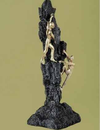 Handcrafted Mountaineer Statue
