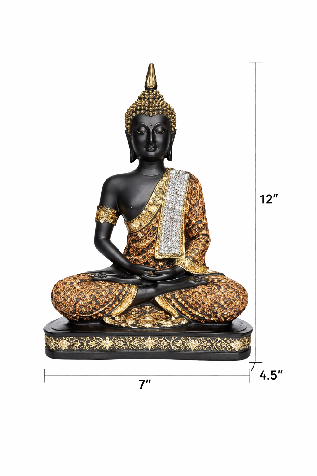 Buddha Monk Idol Set for Home & Office