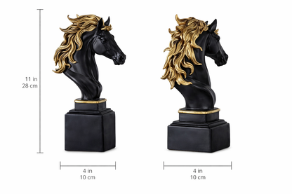 Feng Shui Horse Statue - Elegant Horse Showpiece