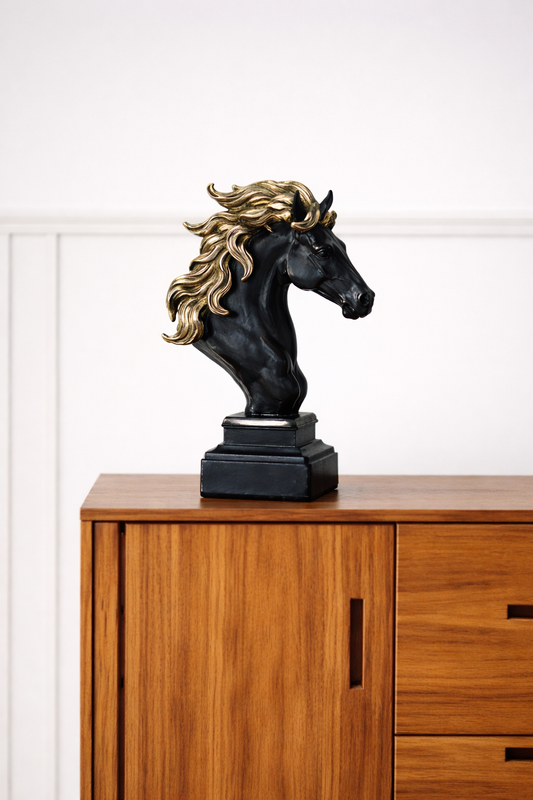 Feng Shui Horse Statue - Elegant Horse Showpiece
