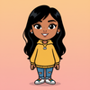 Indian bitmoji female avatar